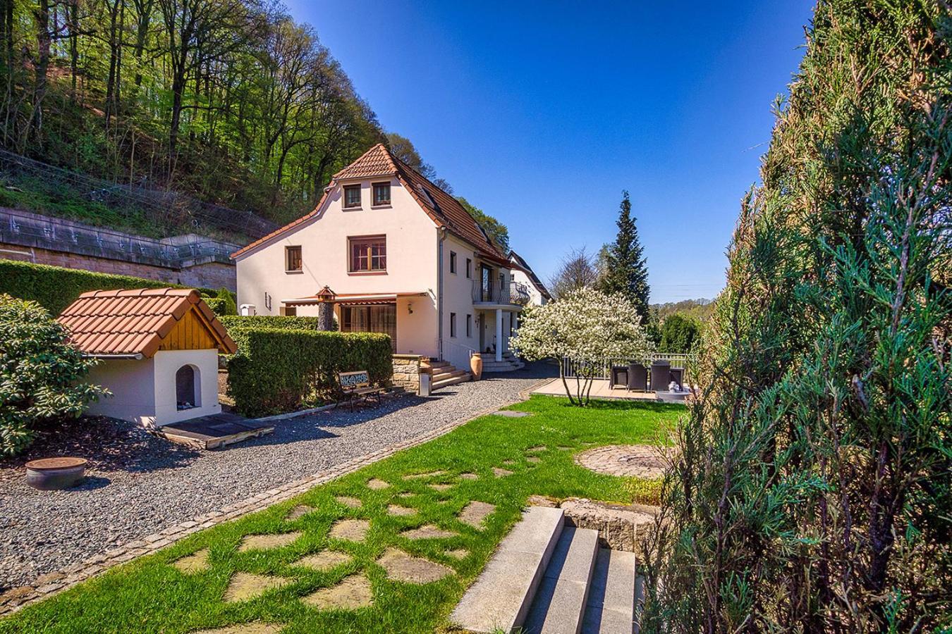Elbvilla Mit Sauna Und Kamin Mit Privatem Zugang Zur Elbe Villa Pirna